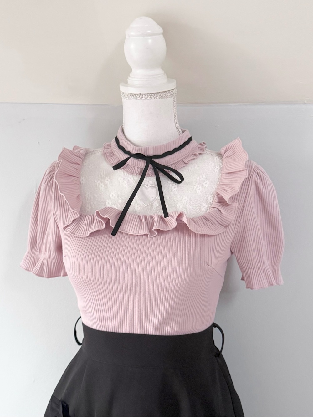 Ank Rouge Heart Cut out top